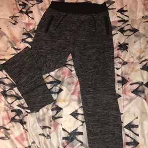 Adjustable black joggers